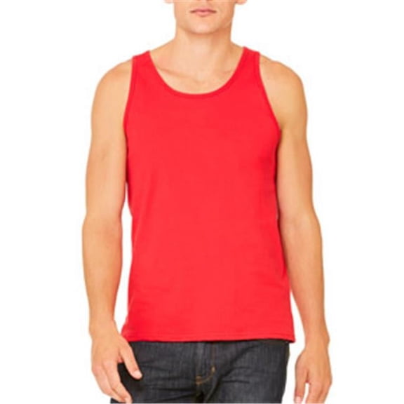 Canvas 3480 Unisex Jersey Tank - Red - Extra Small