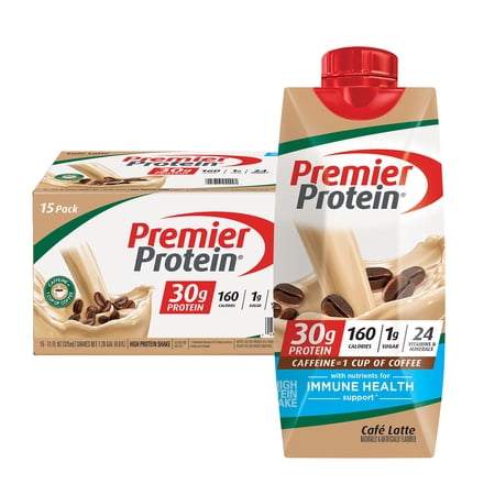 Premier Protein 30g High Protein Shake  Café Latte (11 fl. oz.  15 pk.)