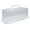 White, variant on Storage Container For Sliced Bread Cake Transparency Plastic Case With Ergonomic Handle Outdoor Kitchen Use