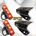 thumbnail image 1 of CNKOO 2 Sets Portable LED Bike Light Set  USB Rechargeable Headlight  6+4 Flash Light Modes  Aluminium Housing and Rear Light Saftey for Cycling  Biking & Motorcycling ZZZ, 1 of 5