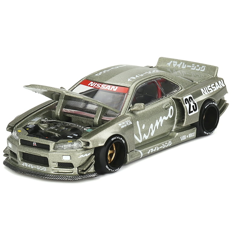 Kaido House x Mini GT Nissan Skyline GT-R R34 V4 - Walmart.com