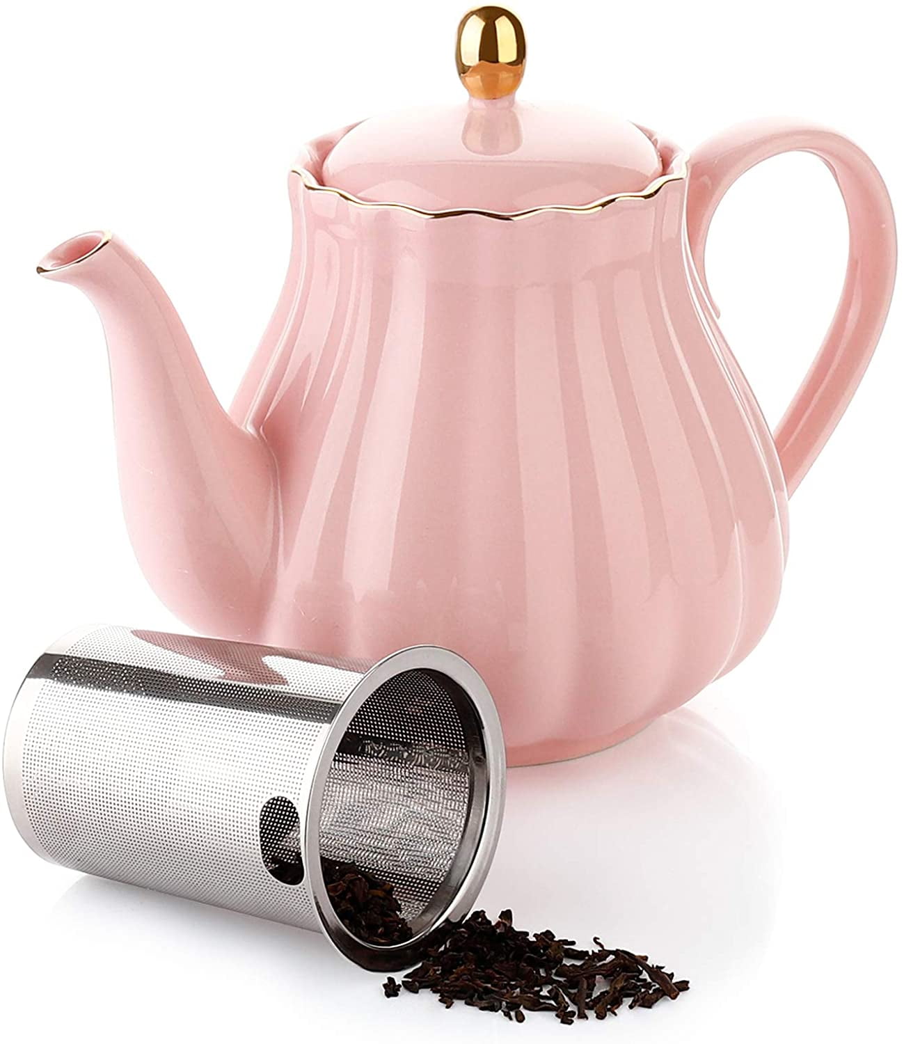 Teapot Shaped Cherry Metal Trivet