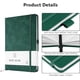 thumbnail image 3 of A5 Notebook, Notebook A5 Note Book Note Pad Journal Notebook A5 Notepad PU Leather Notebook Note Taking 200 Pages (100 Sheets)- Green, 3 of 4