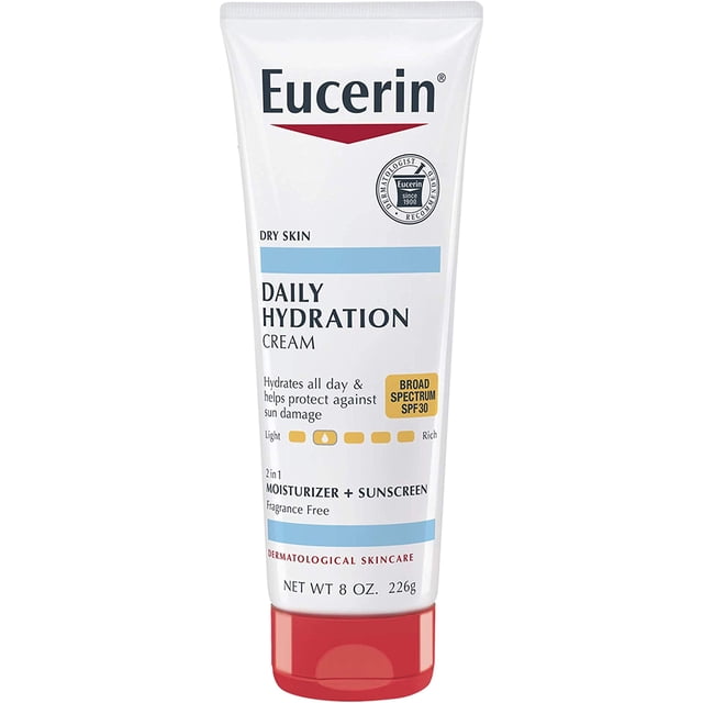 Crema corporal con protección solar Eucerin Daily Hydration SPF 30 240 ml