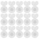 thumbnail image 1 of 20PCS Silicone Earring Backs Soft Safety Stoppers for Stud Earrings, Comfortable Transparent Replacement Pins for Pierced Ears, 1 of 5