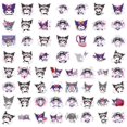 thumbnail image 1 of Sanrio-pegatinas de papel de grafiti de dibujos animados para chica, calcomanías Kawaii de Anime, melodía, Kuromi, taza de agua, cuaderno, Maleta, regalo, 60 piezas, 1 of 4