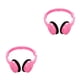thumbnail image 3 of Sidaley Auriculares para niños plegables con cable de 3,5 mm con micrófono HD Auriculares para niños con sonido estéreo plegable con cable rosa 1.1 metros 2Conjunto, 3 of 6