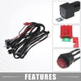 thumbnail image 3 of LED Work Light Bar Wiring Harness Kit for Off Road with 2 2m/6.7ft Long Plastic Ruber 1 Set, 3 of 7