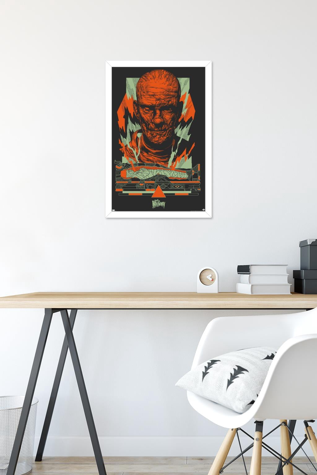 The Mummy - Illustration Wall Poster, 14.725" x 22.375" Framed