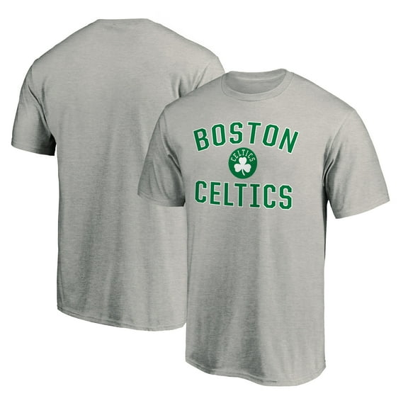 Men's  Heather Gray Boston Celtics Victory Arch T-Shirt