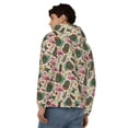 thumbnail image 4 of Uemuo Tropical Mask Flamingo for Men's Fashion Full-zip Hoodies & Sweatshirts with Kangaroo Pocket, Zip-up Hooded Sweatshirt, Moisture Wicking & Breathable-X-Large, 4 of 5