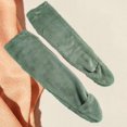 thumbnail image 6 of Segolike Plush Leg Warmer Slipper Stockings, Long Tube Knee Socks, Warm Thick Thigh High Socks, Womens Knee High Socks for Living Room Green, 6 of 8
