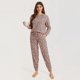 thumbnail image 1 of DOBREVA-Conjunto de pijama para mujer, de 2 piezas ropa de dormir, suave, de manga larga, para Navidad y Halloween, 1 of 4