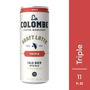 La Colombe Triple Draft Latte Cold Brew Coffee, 11 fl oz, Can