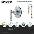 thumbnail image 4 of Kingston Brass KS4032TAL Tudor Single-Handle Six-Way Diverter Valve with Round Trim Kit in Polished Brass, 4 of 5