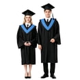 thumbnail image 1 of FYEGRE Elegant Graduation Gown Doctoral Commencement Attire Matching Cap Tassel Ensemble For Formal BU1 XL, 1 of 4