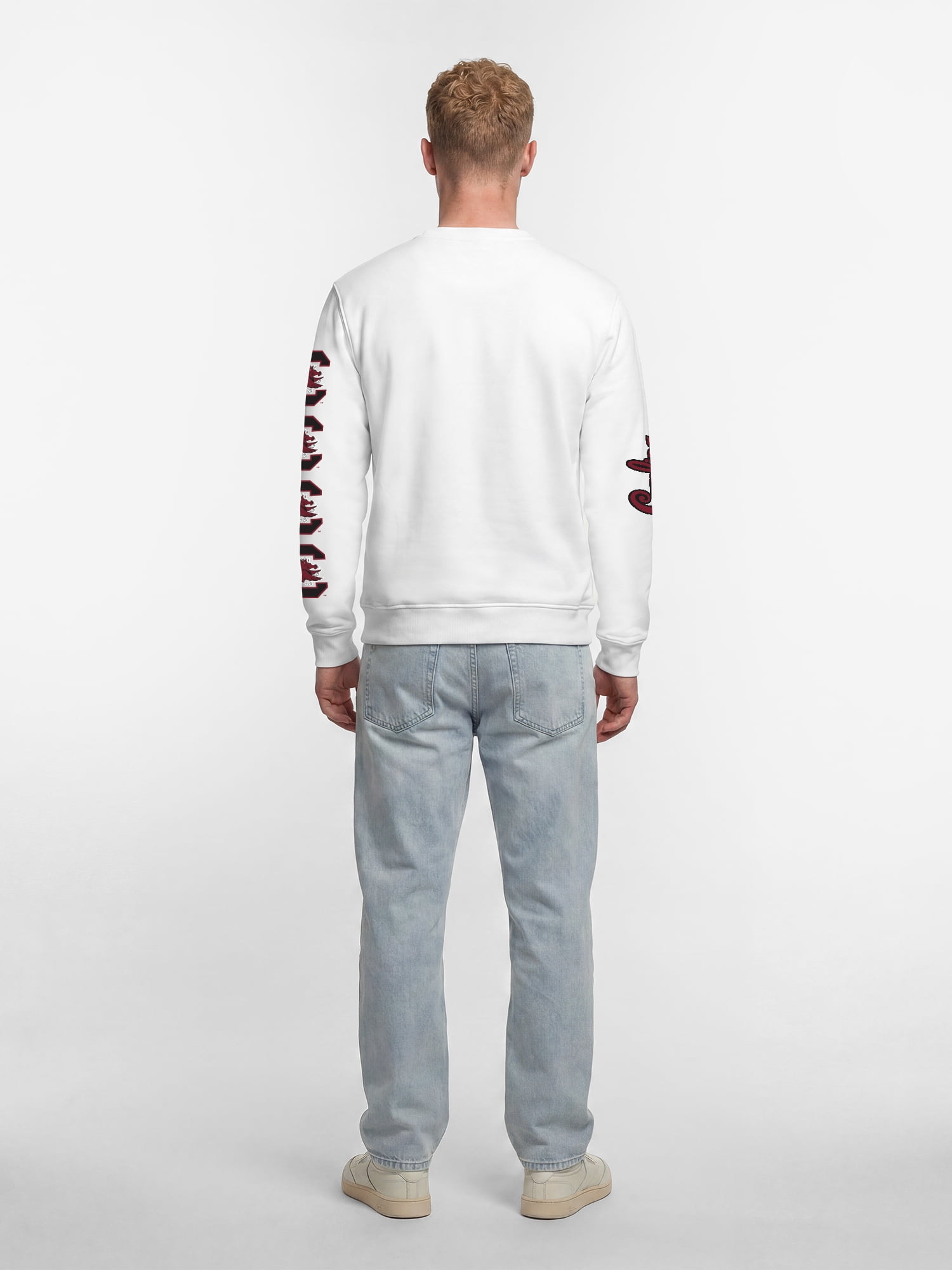 South Carolina Gamecocks Reebok Mens White Crew Sweatshirt