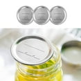 thumbnail image 5 of 50PCS Jar Lids Wide Mouth Canning Lids Reusable Metal Canning Jar Leak-Proof Split-Type Canning Caps 86mm, 5 of 8