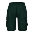 Green XLarge Men's Cargo Short Casual 4 8 Shorts Work Short for Men