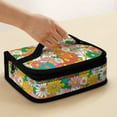 thumbnail image 3 of KUIFORTI Insulated Lunch Bag Reusable Lunch Bags Lunch Box for Women Lunch Boxes Lunchbox for Adults Lunch Tote Handbags,Hippie Flower, 3 of 7
