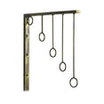 thumbnail image 3 of Phenofice Clothes Display Rack Bronze Round 1Set 11.8x11x0.4In For Scarves Corridor Homeowners, 3 of 8