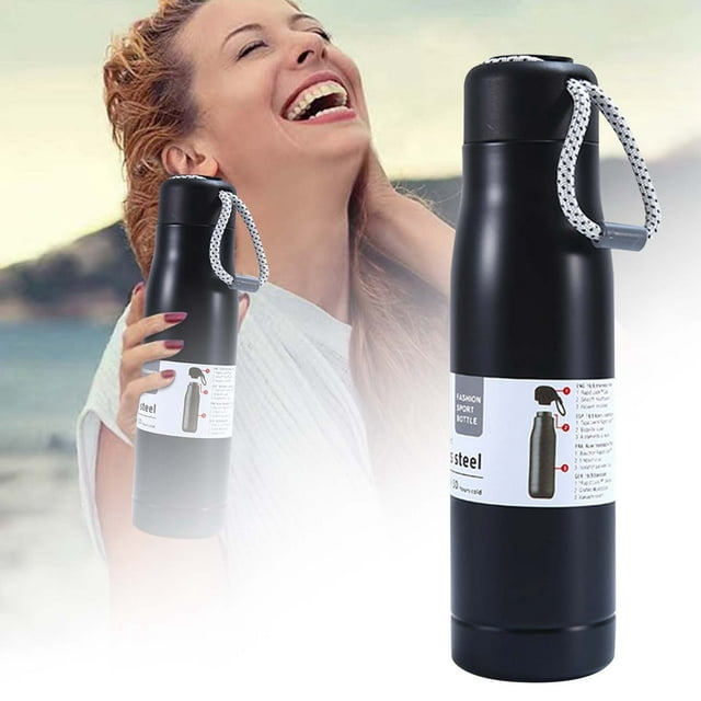 Insulated Glass Bottle for Everyday Hydration High Capacity Stainless Steel Construction Tea Cup Portable