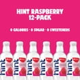 thumbnail image 5 of Hint Bottled Water, Raspberry - Purified Flavored Water with Zero Calories, Sugar Free, Natural Flavors - 16 fl oz (Pack of 12), 5 of 7