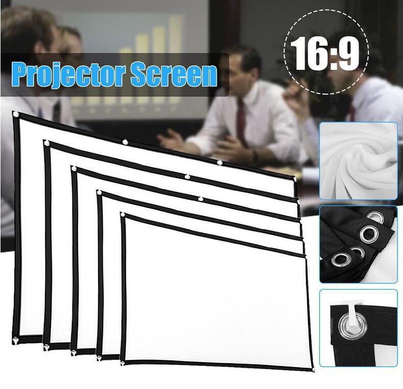 Semi-Translucent Curtain Rear Projection Screen with the Size of 4ft x 6ft O3W2 