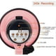 thumbnail image 3 of Portable Megaphone Bullhorn 25 Watt Power Megaphone Speaker Voice And Siren/alarm Modes (pink), 3 of 5