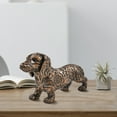 thumbnail image 5 of 8'' Dachshund Figurines, Bronze Dog Statue, Puppy Sculpture, Wiener Dog Decor, Gifts for Dog Loving Friends, 5 of 7