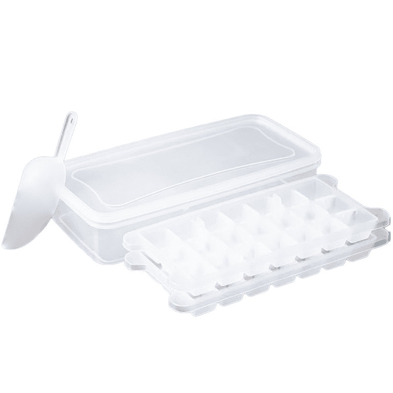 Stackable Ice Cube Trays，Space Saving