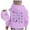 Light Purple, variant on Tween Girls Hoodies Sweatshirts Soft Pullover With Hood Casual School Outdoor Clothing Beige Size 11-12T