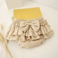 thumbnail image 2 of LIJCC Newborn Infant Baby Girls Solid Color Ruffle Bloomer Skirt Shorts Soft Breathable and Flexible Diaper Covers, 2 of 4