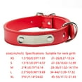 thumbnail image 1 of PU Leather Dog Collar Padded Personalized Pet Name Pet ID Collar Customized for Small Medium Large Dog - Black, 1 of 9
