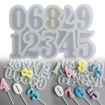 A Diy Chocolate Cheese Lollipop Silicone Mold Baking Clearance! 1Pcs Silicone Number Cooker 3D Number for Birthday Diy Baking Cooker