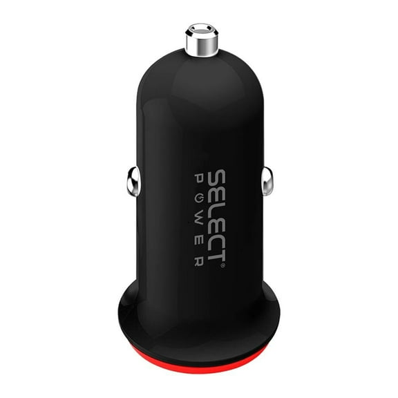 Cargador de Coche Select Power Doble Entrada Negro COC-SP
