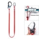 thumbnail image 5 of Cordón de seguridad Cinturón de protección profesion Cinturón de arnés de escalada Cordón de cinturón con gancho resistencia Portátil Anti caíd Gancho grande 1pc, 5 of 8
