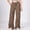 Coffee, variant on Girls Wide Leg Sweatpants - Elastic High Waist Drawstring Joggers for Kids 4-14Y - Girls Loose Fit Casual Trousers
