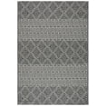 thumbnail image 2 of SAFAVIEH Courtyard Karen Geometric Indoor/Outdoor Area Rug, 5'3" x 7'7", Black/Grey, 2 of 7