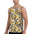 thumbnail image 2 of Gaeub Snake And Rose Men's Athletic Tank Top, Workout Sleeveless Shirts, Running Tank Tops for Gym, Running, Training - XX-Large, 2 of 9