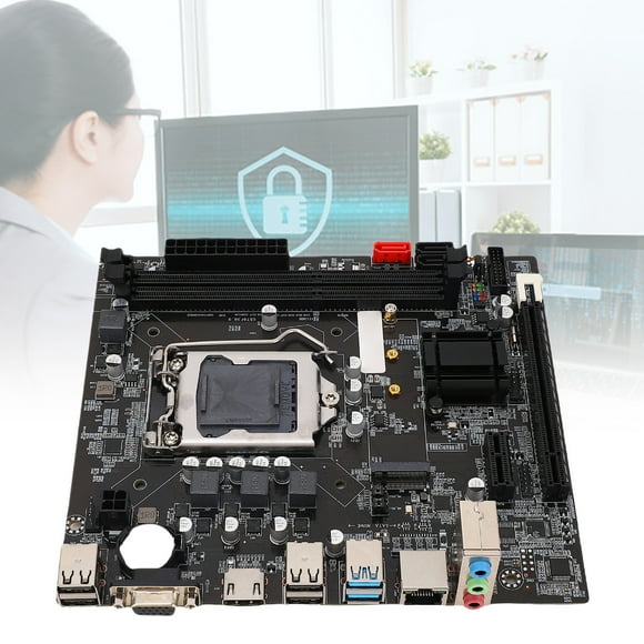 B75 PC Motherboard, M.2 Interface Computer Motherboard 2x8GB DDR3 Memory for LGA 1155 for Core I3 I5 I7