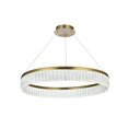 thumbnail image 4 of Elegant Lighting Rune 1-Light Metal Adjustable LED Chandelier in Chrome, 4 of 7
