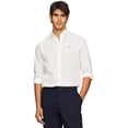 thumbnail image 1 of Camisa Tommy Hilfiger de manga larga de popelina con botones para hombre, 1 of 5