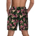 thumbnail image 4 of Uemuo Rose Flowers Pattern Mens Swim Trunks Quick Dry Board Shorts with Mesh Lining, Stretch Beach Shorts Quick Dry No-Chafing Board Shorts-Small, 4 of 9