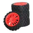 thumbnail image 2 of Juego de neumáticos de llanta Strade Fareast Limited 4x para 10 RC 1/10 RC Rally Car rojo, 2 of 8