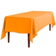 thumbnail image 1 of Linentablecloth 60 X 102-Inch Rectangular Polyester Tablecloth Pumpkin, 1 of 3
