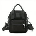 thumbnail image 3 of Small Handheld Backpack, Nylon Waterproof Durable Lightweight School Backpack, Fashion Travel Commuter Bag, 3 of 5