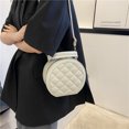 thumbnail image 3 of Bolsa Bolso bandolera pequeño y redondo para mujer, bandolera portátil Lingge Tmvgtek Para estrenar, 3 of 9