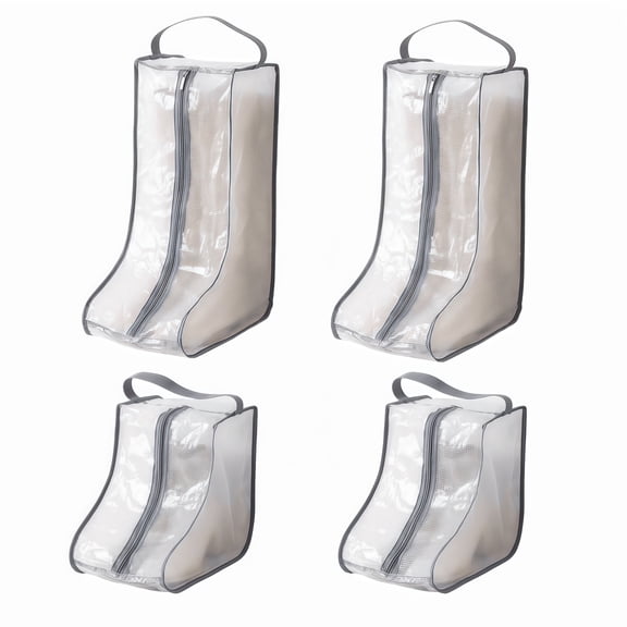 4 Pack Waterproof Dustproof Shoe Storage Bags for Boots Travel Pouch