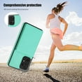 thumbnail image 5 of Phone Case for Samsung Galaxy A52/A52S 5G Wallet Cover with Tempered Glass Screen Protector and RFID Slim Credit Card Holder Slot Stand Cell Accessories A 52 S 4G G5 52A S52 52S Women Green, 5 of 11